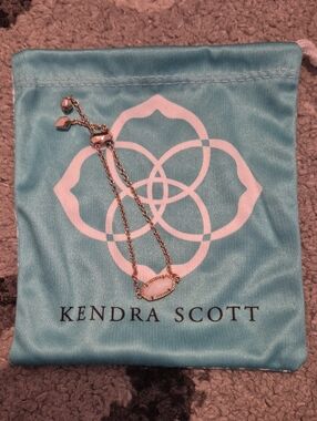 Kendra Scott Rose Gold Bracelet with Light Ivory Stone